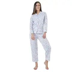 SANTANA - Pijama Mujer Lucia Azul Rey