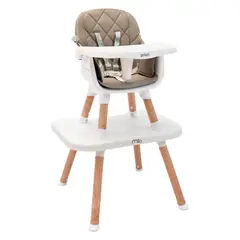 PRIORI - Silla comedor bebé 6 en 1 Mila Gris