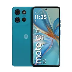 MOTOROLA - Celular G75 RAM 8 GB 256 GB azul aqua
