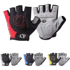 GENERICO - Guantes Deportivo Ruta Ciclismo Bicicleta Gel Rojo Talla M