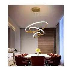 HOME - Lampara Colgante Decorativa Techo Moderna Blanca Interior