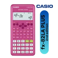 CASIO - Calculadora científica fx-82LA PLUS 2nd - Rosa