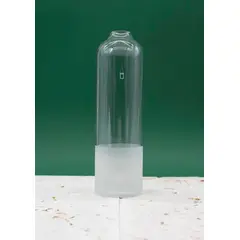 GENERICO - Florero Vitri Cerrado Transparente con Opalizado