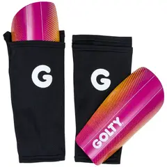 GOLTY - Canillera Competici Shin Guard Media Protectora Fucsia