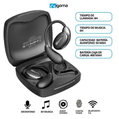 IGOMA - Audifonos Conduccion Osea OpenEar Fit IG-6 - Negros