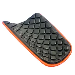 MIYAGI - Canillera Fut Con Protector Thunder M2103-03 Naranja
