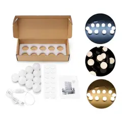 GENERICO - Extensión Luces Espejo Tocador Multifuncional 10 Luces