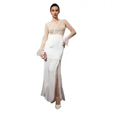 YURELKSHOP - VESTIDO LARGO DE NOCHE FIESTA GALA BODA