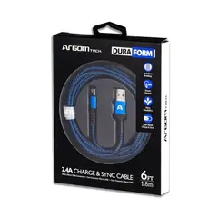 ARGOM TECH - Cable flexible micro USB 1.8 m