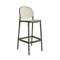 GENERICO - SILLA BARRA VERANO DOS ALTURAS Color Beige