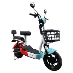 EVOBIKE - Bicicleta Eléctrica VMP-S5 48kmh color ROJO AZUL 350W
