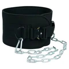 VITTORIA - Cinturón Lastre Cadena Dominadas Fondos Pesas Gym Discos