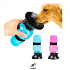 GENERICO - Bebedero Termo Portatil Azul Agua Para Perros Aqua Dog