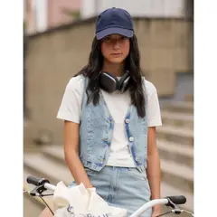 COLOR BLUE - Chaleco En Denim
