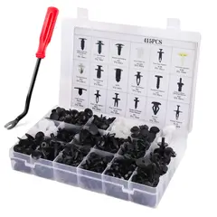 GENERICO - Kit Pines Remaches Tornillos Plásticos Carro X 415 Clips