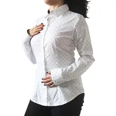 LEC LEE - Blusa Mujer Blanca