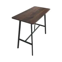 GENERICO - MESA PARA BARRA MADERA OSCURA