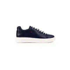 OVERSTATE - Tenis en Cuero Para Hombre  Azul