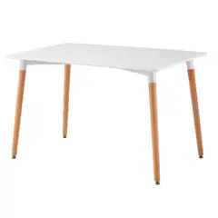 GENERICO - MESA RECTANGULAR EAMES 120x80 Color Blanco_.