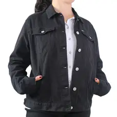 LEC LEE - Chaqueta Oversize de Mujer Negra