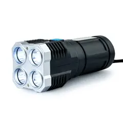 ENERGY PLUS - Linterna LED Recargable Compacta con Modos Dual y Carga USB