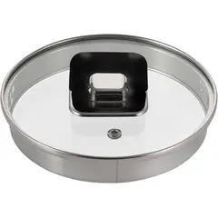 NUTRICHEF - Cacerola 15 Qt con tapa de vidrio NCCWSTKBLK