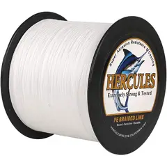 HERCULES - Línea de Pesca Trenzada 4 Cuerdas 6LB-100LB 1000M