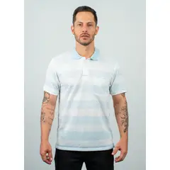 PUNTAZUL - Camiseta tipo polo con bolsillo