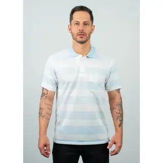 PUNTAZUL - Camiseta tipo polo con bolsillo