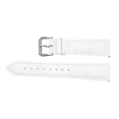 GENERICO - Correa De Cuero Blanca Para Reloj De 20mm De Ancho