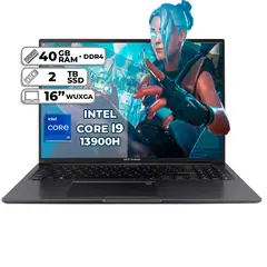 ASUS - PORTÁTIL X1605VA-MB575 INTEL CORE I9 13900H 40GB DDR4 2TB SSD 16 WUXGA INDIE BLACK