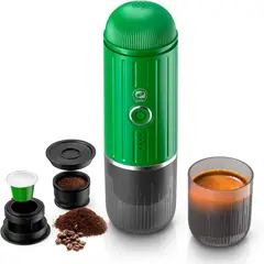 GENERICO - Cafetera Espresso Portatil ME2218 Marca Icafilas Verde