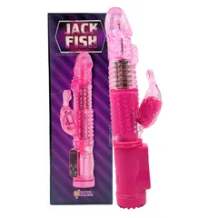 GENERICO - Vibrador Rotativo 360º Masajeador Clítoris Juguete Sexual Rosa