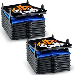ENERGY PLUS - Organizador apilable de Ropa o Camisetas x20 unds EnergyPlus Negro