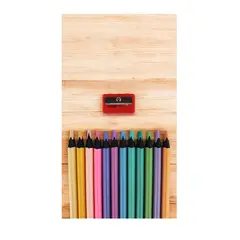 OFFI ESCO - Colores Pastel Unipunta X 12 Colores.