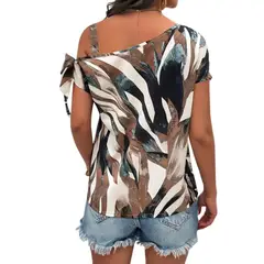 YURELKSHOP - BLUSA CASUAL UN SOLO HOMBRO TOP MUJER