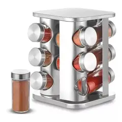GENERICO - Set de Condimentos Completo de 12 Piezas para Cocina Organizada