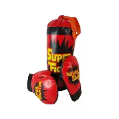 GENERICO - Saco De Boxeo Infantil Para Niños Con Guantes