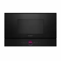 BOSCH - HORNO MICROONDAS SERIE 8 EMPOTRABLE NEGRO