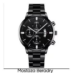 GENERICO - RELOJ GENEVA CALENDARIO DE LUJO DE ACERO CLASICO ELEGANTE HOMBRE