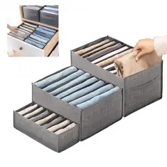 GENERICO - Set Organizador Divisor Ropa Jeans Camisas Cajones X 3 Piezas