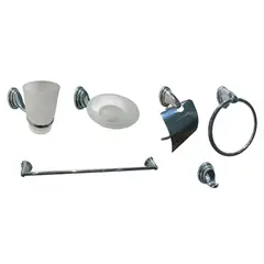 INTERMATEX - ACCESORIOS DE BAÑO SET COMPLETO SERIE PLUS