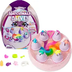 HATCHIMALS - Huevos Alive Rainbow Con Figuras