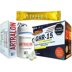 GENERICO - GLUCOSAMINA ARTRALON ELIMINA EL DOLOR ARTICULAR + GHR 15 CAJA