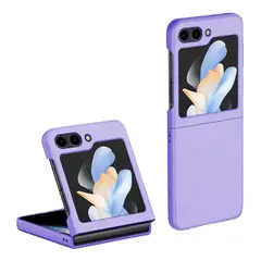 PYX - Estuche Compatible Samsung Z Flip 5 Silicone Case Lavanda