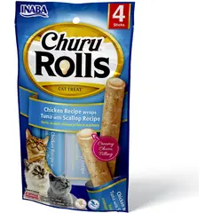 CATLIKE - Cat Snack Churu Rolls 4und Chicken Wraps Tuna Azul