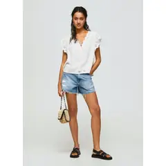PEPE JEANS - Blusa para Mujer ANAISE mouse white