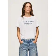 PEPE JEANS - Camiseta Para Mujer Netty Color Blanco