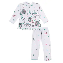 SANTANA - Pijama Niña Alicia Verde Menta