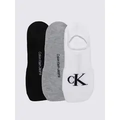 CALVIN KLEIN - Pack negro de 3 medias archive